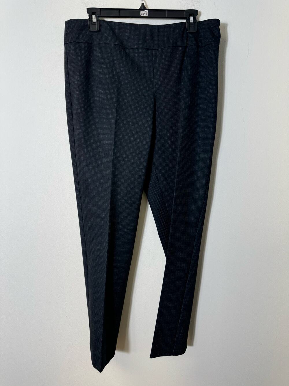 Estelle & Finn Navy Pull On Ankle Dress Pants Sz 12